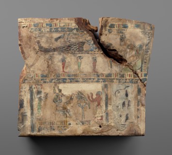Fragmentary Coffin Lid and Fragments of Wood, uncertain. Creator: Unknown.