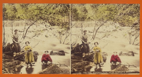 On The Wissahickon Near Bishop's Mills., 1870s. Creator: John A. Mather.