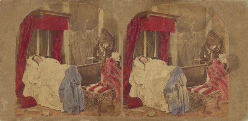 A Dream after seeing Pepper's Ghost, about 1865. Creator: London Stereoscopic & Photographic Co.