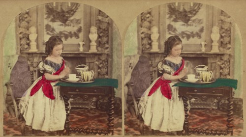 Asking a Blessing, about 1868. Creator: London Stereoscopic & Photographic Co.