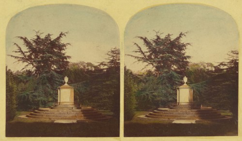 Boatswain's Tomb. Newstead Abbey, about 1860. Creator: London Stereoscopic & Photographic Co.