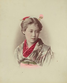 Officer's Daughter, 1870s-1890s. Creator: Baron Raimund von Stillfried.