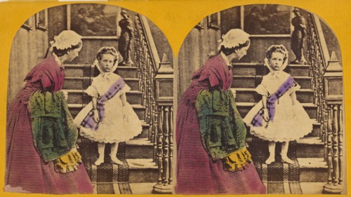 Going to the Party., 1870s. Creator: Charles A. Beckford.