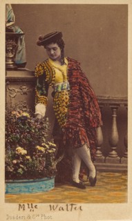 Mlle. Walter., 1861-1864. Creator: Disdéri & Cie..