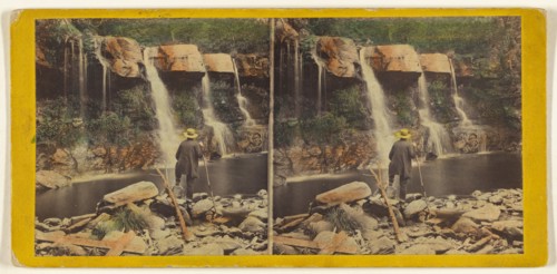 Glens of the Catskills, The Bastion Fall, Kauterskill Glen, near the Laurel House, about 1864-66. Creator: E. & H.T. Anthony.