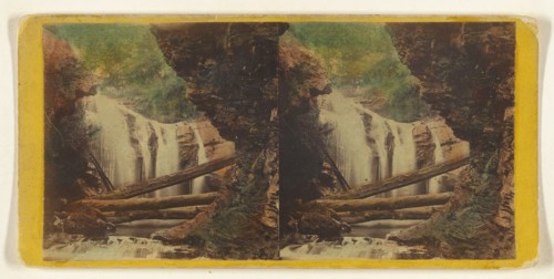 Delaware Water Gap. View of Marshall's Falls, from below., about 1869. Creator: E. & H.T. Anthony.