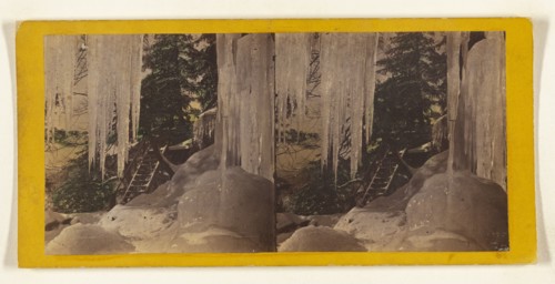 Winter in the Catskills. Ice and snow, about 1862. Creator: E. & H.T. Anthony.
