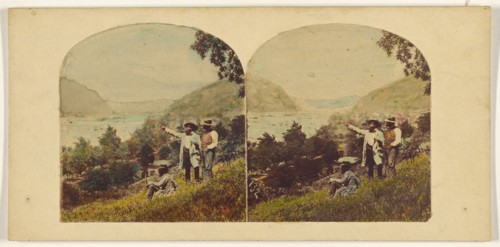 View on the Potomac - Harper's Ferry in the Distance., about 1860-1862. Creator: Edward Anthony.