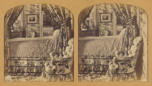 Chambre a coucher. (St. Cloud.), 1855-1865. Creator: F. Grau.