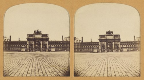 Arc de Carouselle, Paris, France, 1855-1865. Creator: F. Grau.