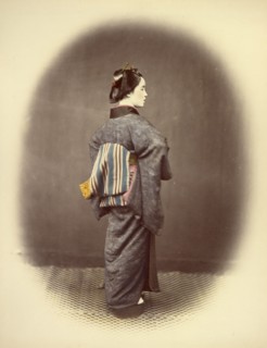 Aristocratic Young Lady, 1866-1867. Creator: Felice Beato.