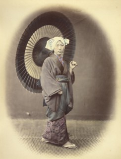 Country Girl in Out-Door, or Traveling Costume, 1866-1867. Creator: Felice Beato.
