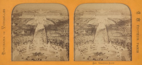 Panorama de Versailles. Les Grandes-Eaux., 1860s. Creator: J. H..