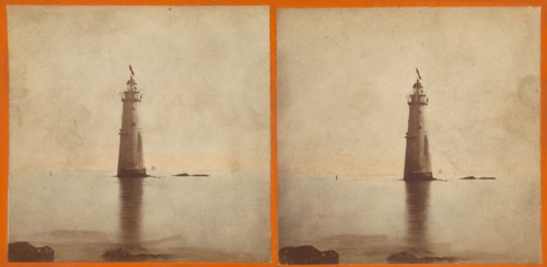 Minot's Ledge Lighthouse., September 12, 1869. Creator: J.H. Williams.
