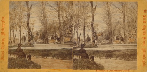 General View of Old Park, Fairmount Park, Philadelphia, Pennsylvania, about 1872. Creator: James Cremer.