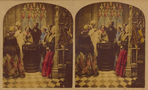 Christening., about 1860. Creator: Joseph John Elliott.