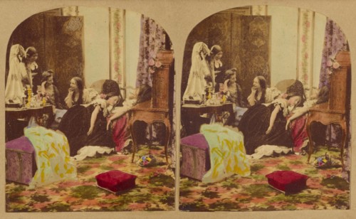 After the Ball, about 1860. Creators: London Stereoscopic & Photographic Co, Joseph John Elliott.