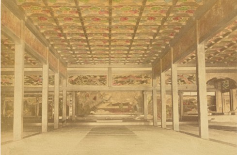Interior of Hongwanji Temple, Kyoto. The Cathedral of the Shinshu Sect., 1897. Creator: Ogawa Kazumasa.