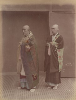 Buddhist Priests, 1870s-1890s. Creator: Kusakabe Kimbei.
