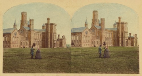 The Smithsonian Institute, Washington, U.S., about 1860. Creator: London Stereoscopic & Photographic Co.