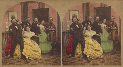 The Electric Shock, about 1865. Creator: London Stereoscopic & Photographic Co.
