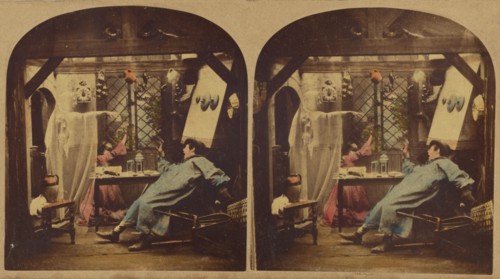 A Ghost, about 1865. Creator: London Stereoscopic & Photographic Co.