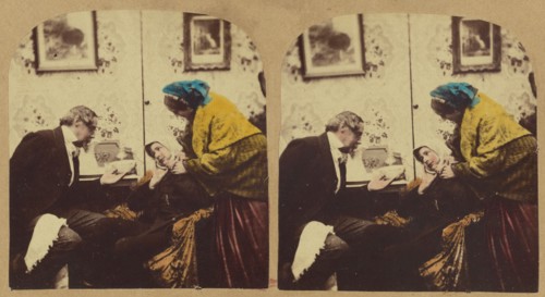Do have it out., about 1865. Creator: London Stereoscopic & Photographic Co.