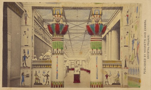 Egyptian Court, negative 1855; print about 1862. Creator: Negretti and Zambra.