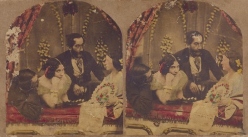 At Laura Keene's, No. 1., 1860s. Creator: New York Stereoscopic Company.