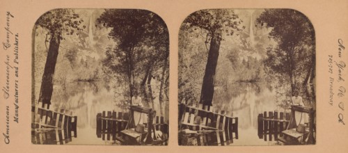 Nature's Mirror, Yosemite Falls, California, U.S.A., 1902. Creator: RY Young.