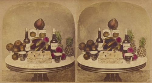 Fruits and wines, about 1865. Creator: Unknown.