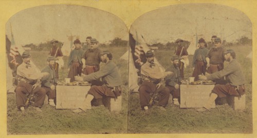 Camp scene - Fortress Monroe, 1861-1865. Creator: Unknown.