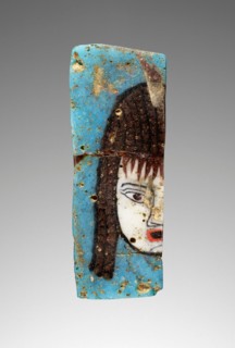 Plaque Fragment with a Theater Mask, 1st century B.C. Creator: Unknown.