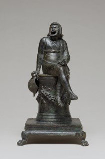 Thymiaterion in the Form of a Comic Actor Seated on an Altar and a Separate..., 1st half of 1st cent Creator: Unknown.