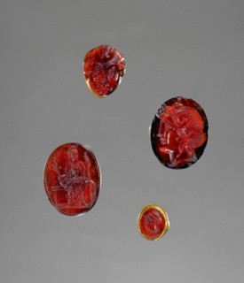 Engraved Gem in Thin Wire Setting, 1st century B.C. Creator: Unknown.
