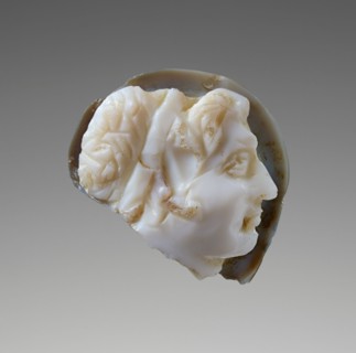 Cameo Gem with Head of Alexander the Great, 50 B.C.-A.D. 50. Creator: Unknown.