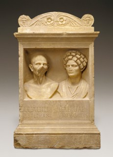 Tomb Altar for Caltilius and Caltilia, A.D. 100-125. Creator: Unknown.