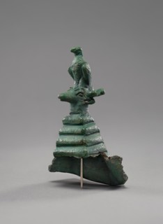 Statuette of an Eagle and Stag's Head on top of a Stepped Pyramid, 2nd-3rd century A.D. Creator: Unknown.
