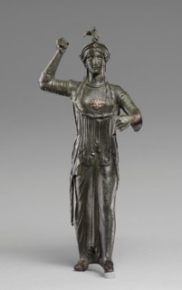 Statuette of Minerva, 50 B.C.-A.D. 25. Creator: Unknown.