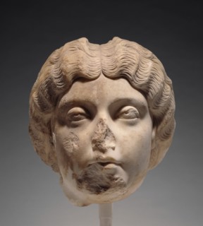 Portrait Head of Faustina the Younger, about A.D. 170. Creator: Unknown.
