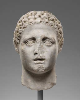 Head of a Male Figure, perhaps Hercules, 2nd century A.D. Creator: Unknown.