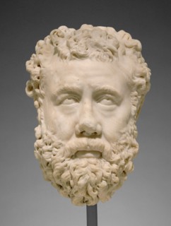 Portrait of a Bearded Man, A.D. 200-225. Creator: Unknown.