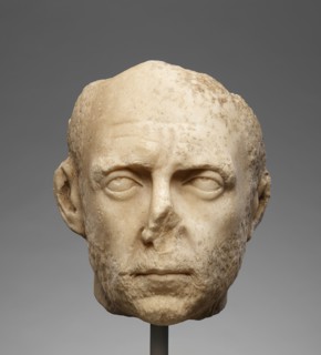 Portrait Head, about A.D. 250. Creator: Unknown.