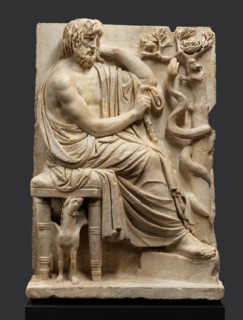 Relief with the Seer Calchas, A.D. relief 140-160; head 170-190. Creator: Unknown.