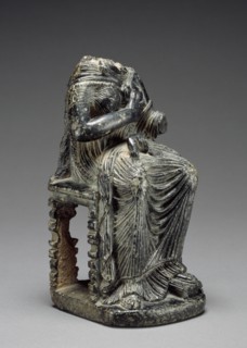 Statuette of Seated Isis with Infant Harpokrates, 1st century B.C.-1st century A.D. Creator: Unknown.