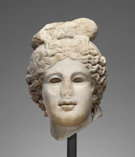 Head of Apollo (Belvedere type), late 2nd century A.D. Creator: Unknown.