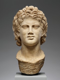 Head of a Satyr (Resting Satyr type), A.D. 130-180. Creator: Unknown.