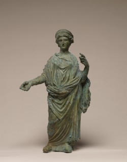 Statuette of a Goddess, probably Ceres or Juno, A.D. 50-75. Creator: Unknown.