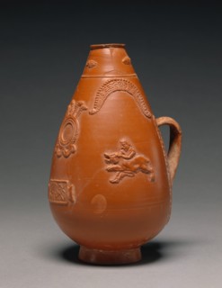 Red-Slip Pyriform Jug, A.D. 200-275. Creator: Unknown.
