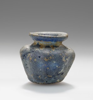 Opaque blue Miniature pot, 1st-2nd century A.D. Creator: Unknown.